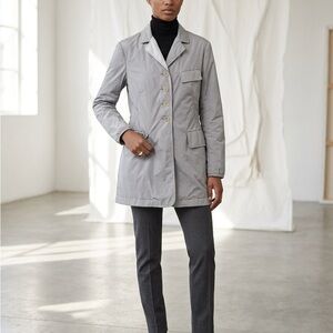 Jil Sander Gray Blazer Coat